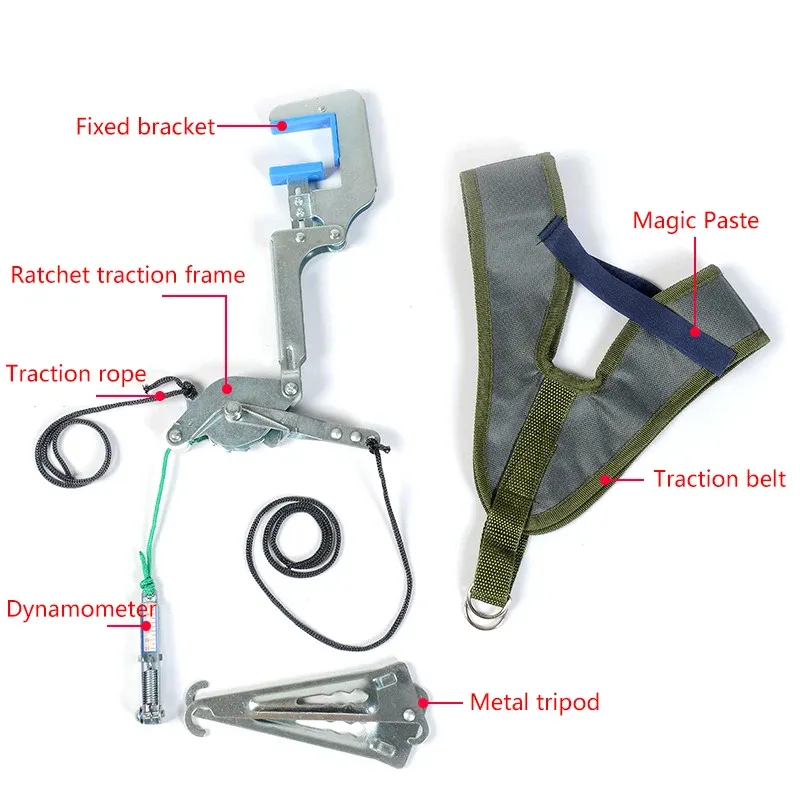Kit de traction cervicale pour porte, installation