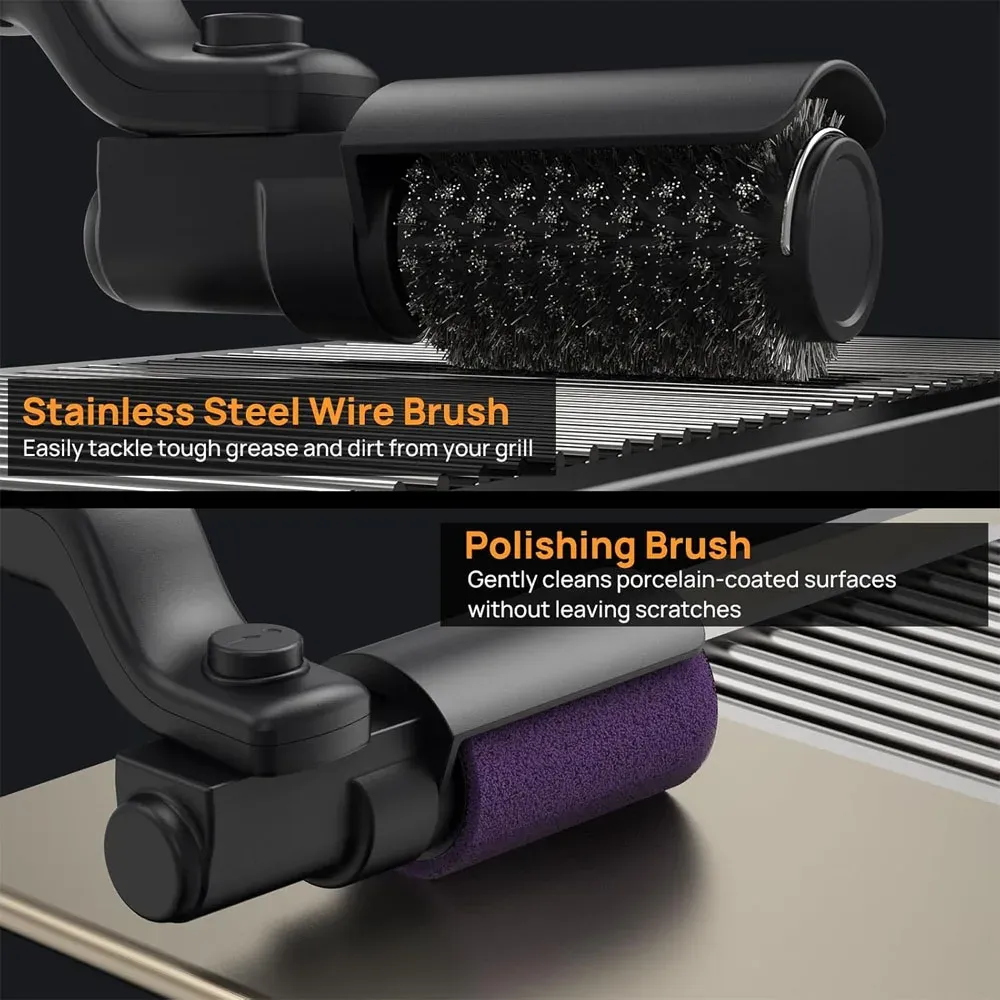 Brosse de nettoyage en utilisation