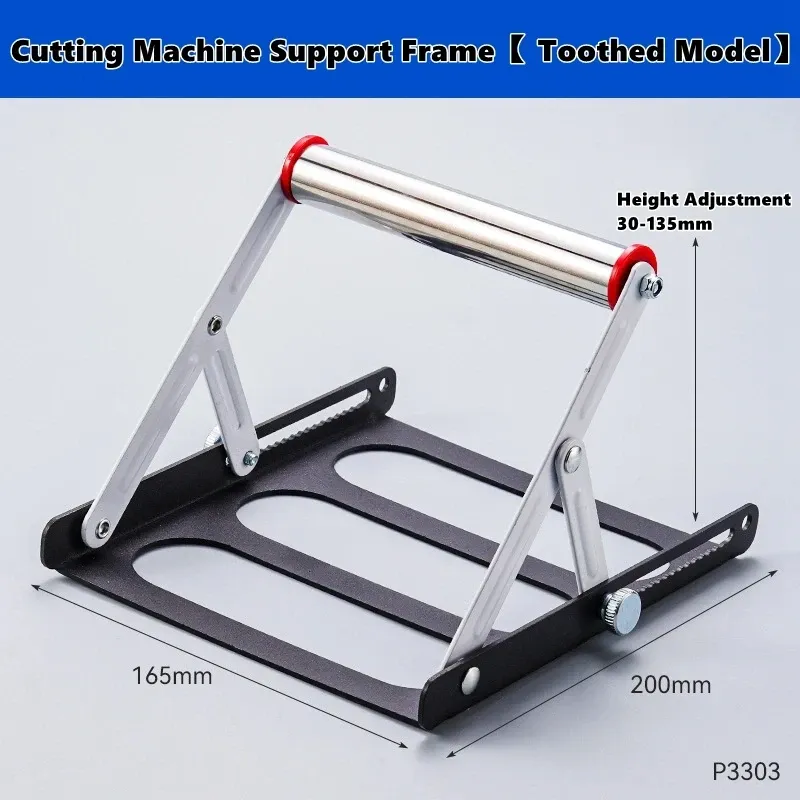 Support à roulettes réglable en hauteur pour scie à table et scie à onglet 5