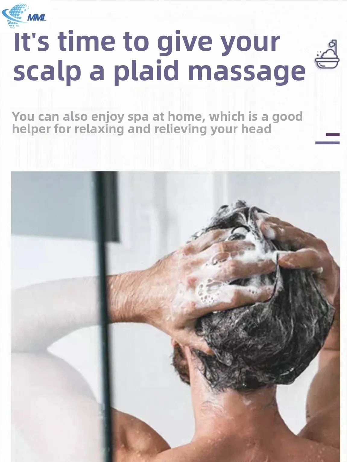 Détail des picots de massage souples