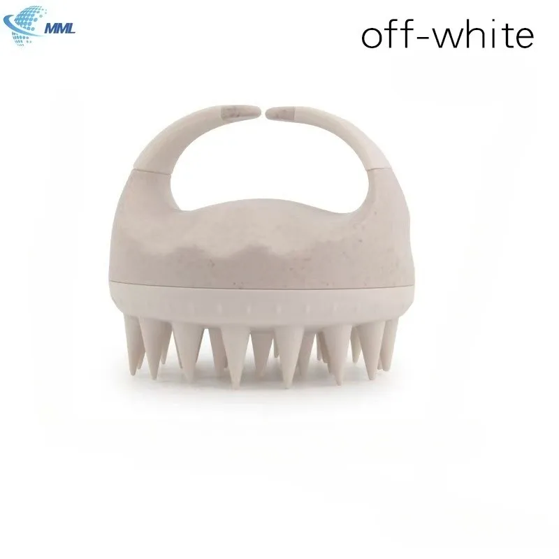 Brosse de massage du cuir chevelu en silicone souple, brosse de lavage des cheveux, peigne de massage spa, outil de beauté pour salon de coiffure 8