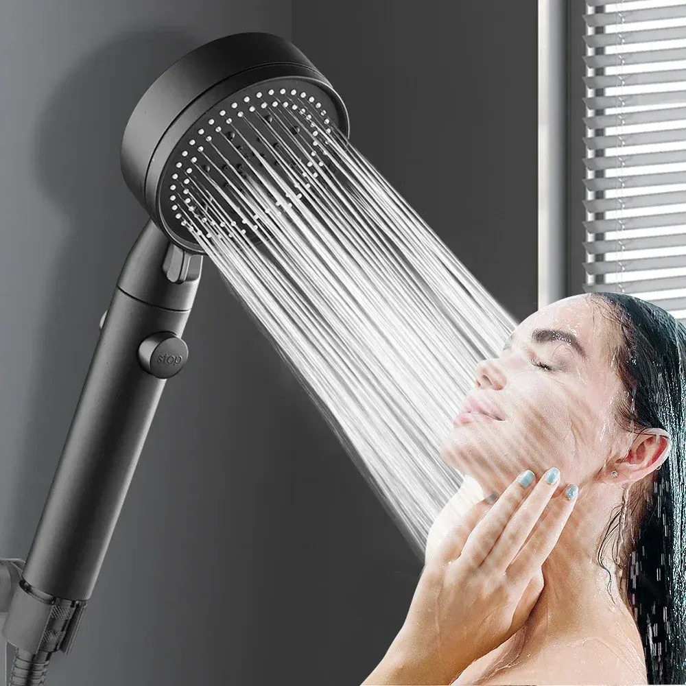 Pommeau de douche haute pression à 5 modes