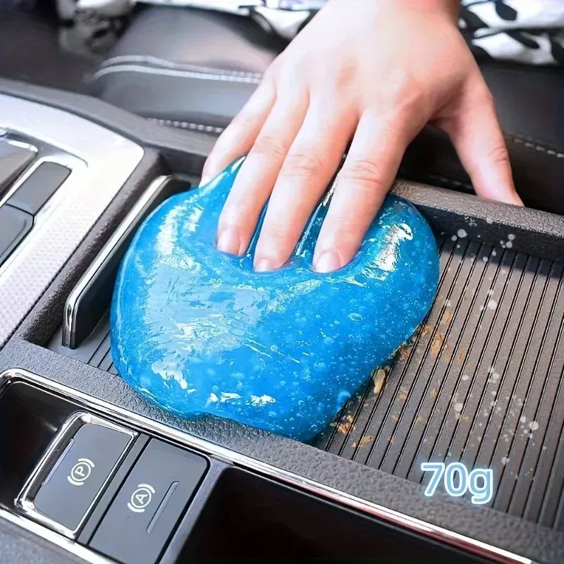 Gel nettoyant pour voiture, 1 pièce, éliminateur de poussière magique pour les bouches d'aération, les claviers d'ordinateur et les accessoires d'intérieur - Matériau en résine ABS Amagi - Image 1