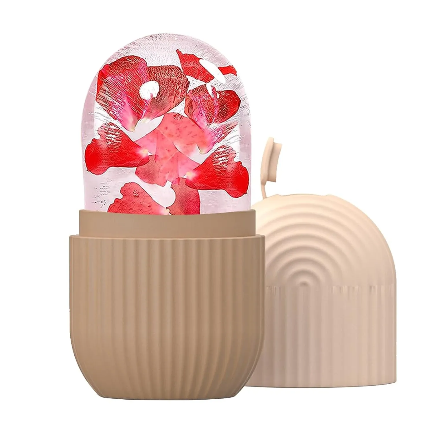 Rouleau de glace pour le visage et ensemble Gua Sha, masseur pour les yeux et le visage, outil de soin de la peau, cryothérapie, cube facial pour soins de la peau et spa 15