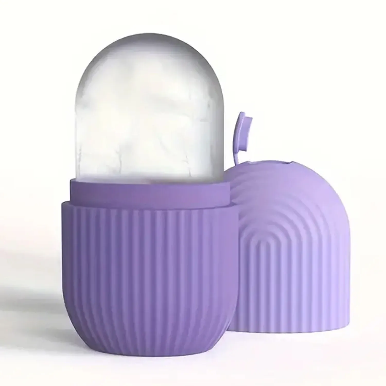 Rouleau de glace pour le visage et ensemble Gua Sha, masseur pour les yeux et le visage, outil de soin de la peau, cryothérapie, cube facial pour soins de la peau et spa 8