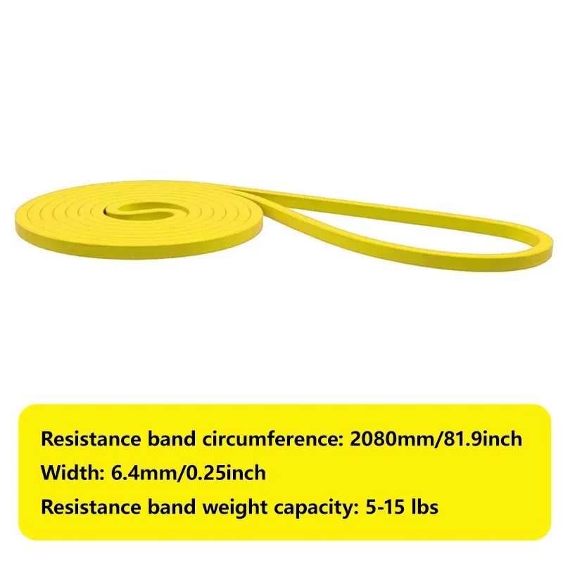Bande de résistance en latex robuste (1 pièce) – Élastique pour exercices de renforcement, bande d'assistance pour tractions, équipement de fitness pour le renforcement musculaire 9