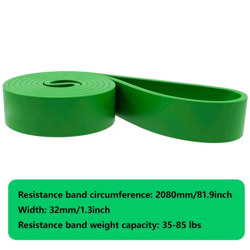 Bande de résistance en latex robuste (1 pièce) – Élastique pour exercices de renforcement, bande d'assistance pour tractions, équipement de fitness pour le renforcement musculaire 10