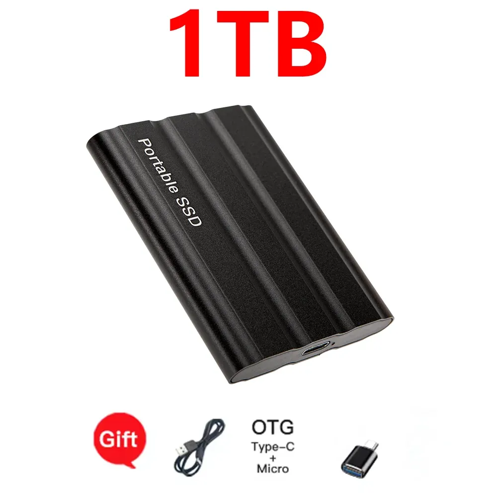 Disque SSD externe portable haute vitesse USB 3.1, compatible PC, ordinateur portable et téléphone 23