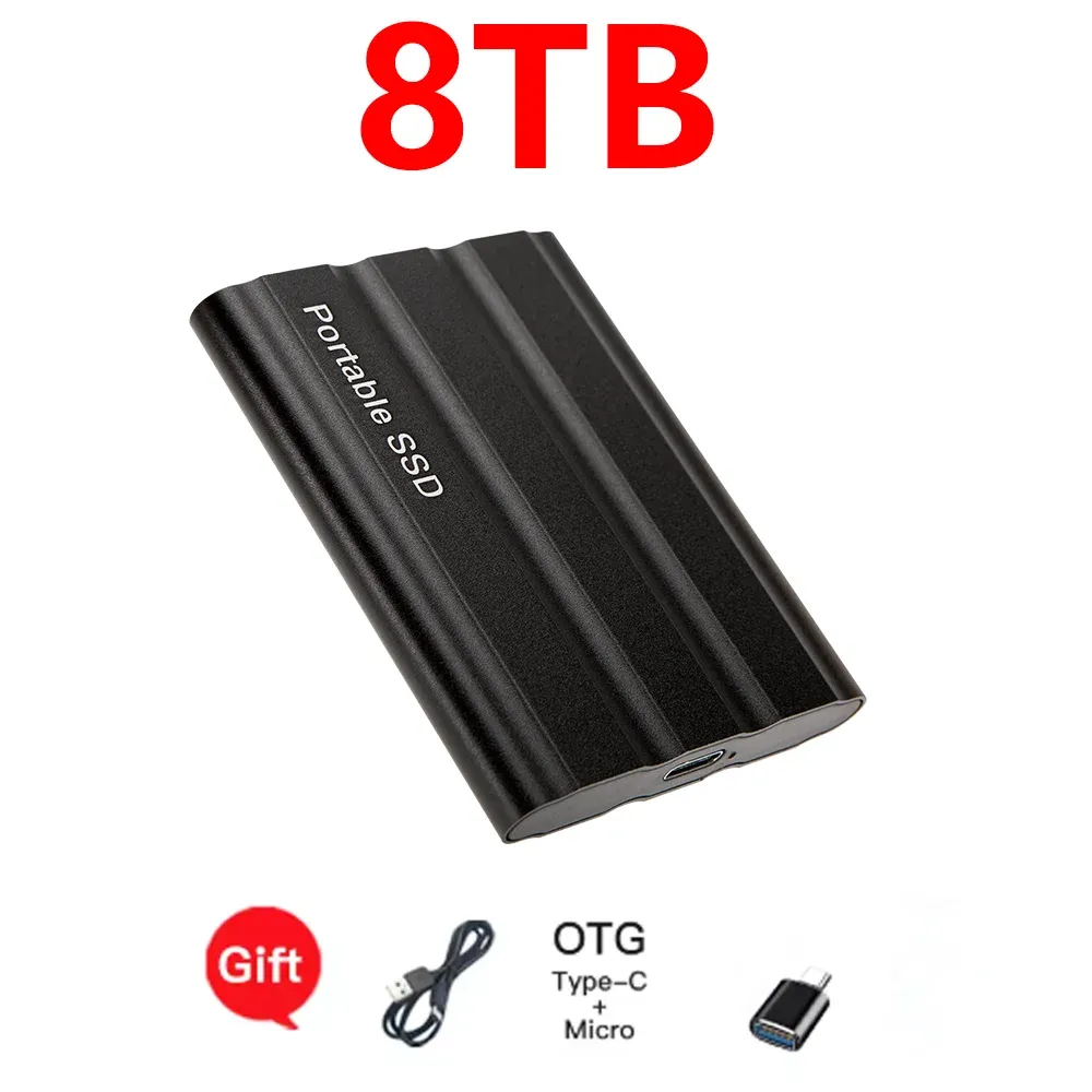 Disque SSD externe portable haute vitesse USB 3.1, compatible PC, ordinateur portable et téléphone 30