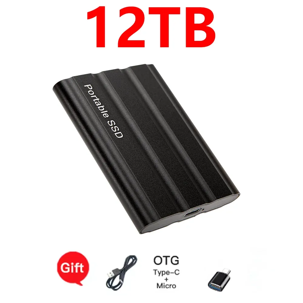 Disque SSD externe portable haute vitesse USB 3.1, compatible PC, ordinateur portable et téléphone 31