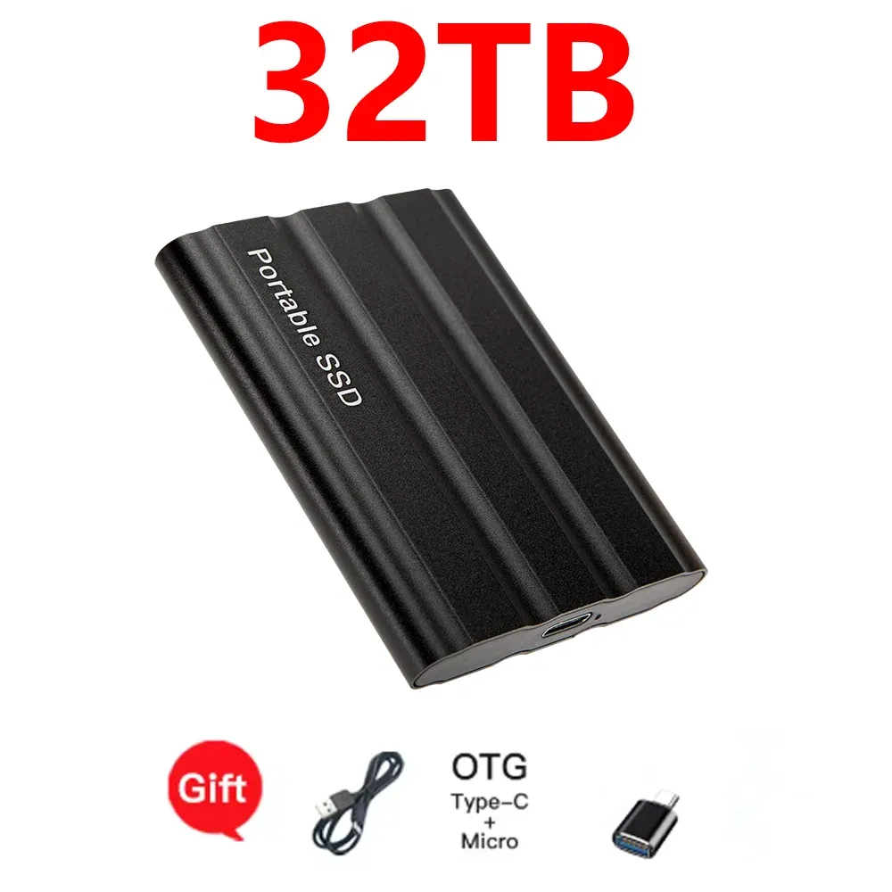 Disque SSD externe portable haute vitesse USB 3.1, compatible PC, ordinateur portable et téléphone 33