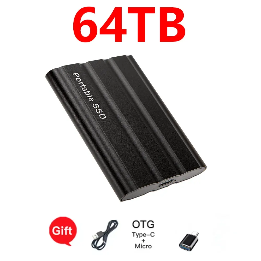Disque SSD externe portable haute vitesse USB 3.1, compatible PC, ordinateur portable et téléphone 26