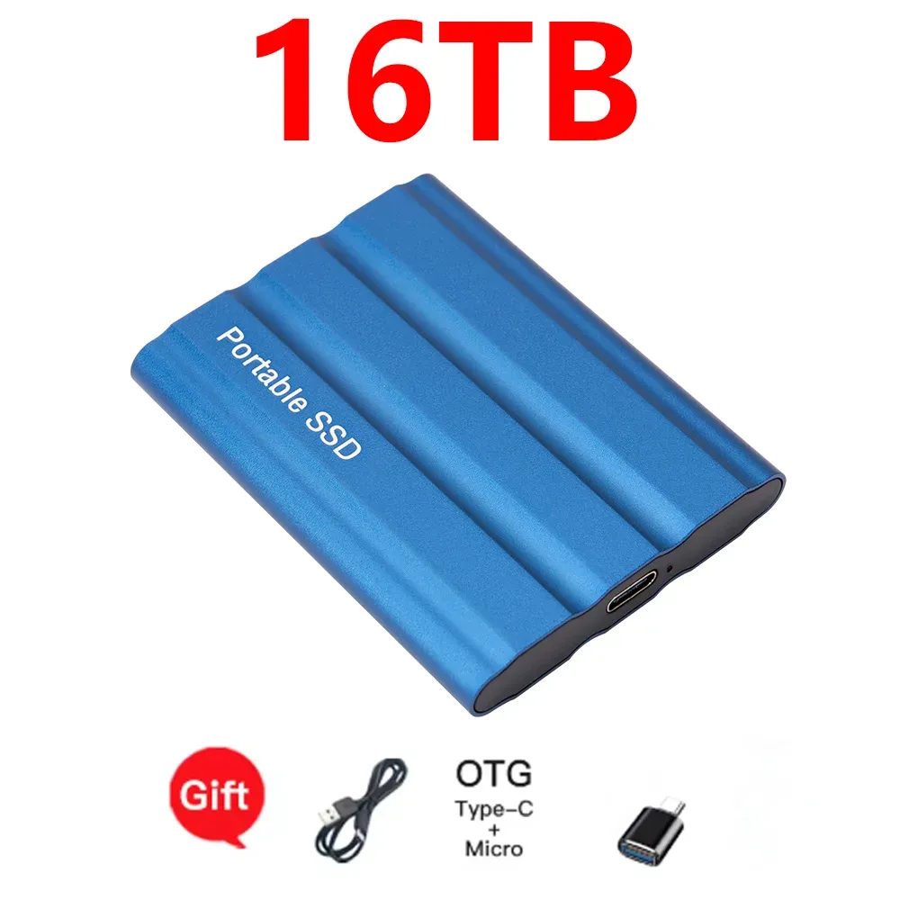 Disque SSD externe portable haute vitesse USB 3.1, compatible PC, ordinateur portable et téléphone 14
