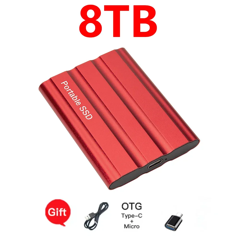 Disque SSD externe portable haute vitesse USB 3.1, compatible PC, ordinateur portable et téléphone 21