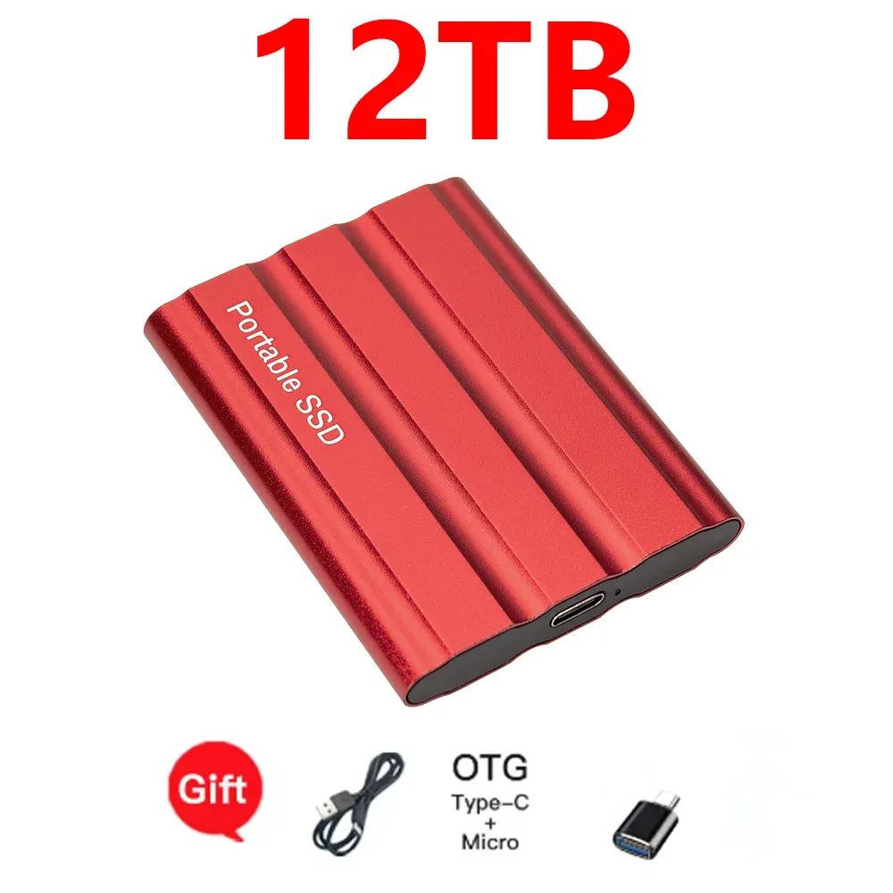 Disque SSD externe portable haute vitesse USB 3.1, compatible PC, ordinateur portable et téléphone 22