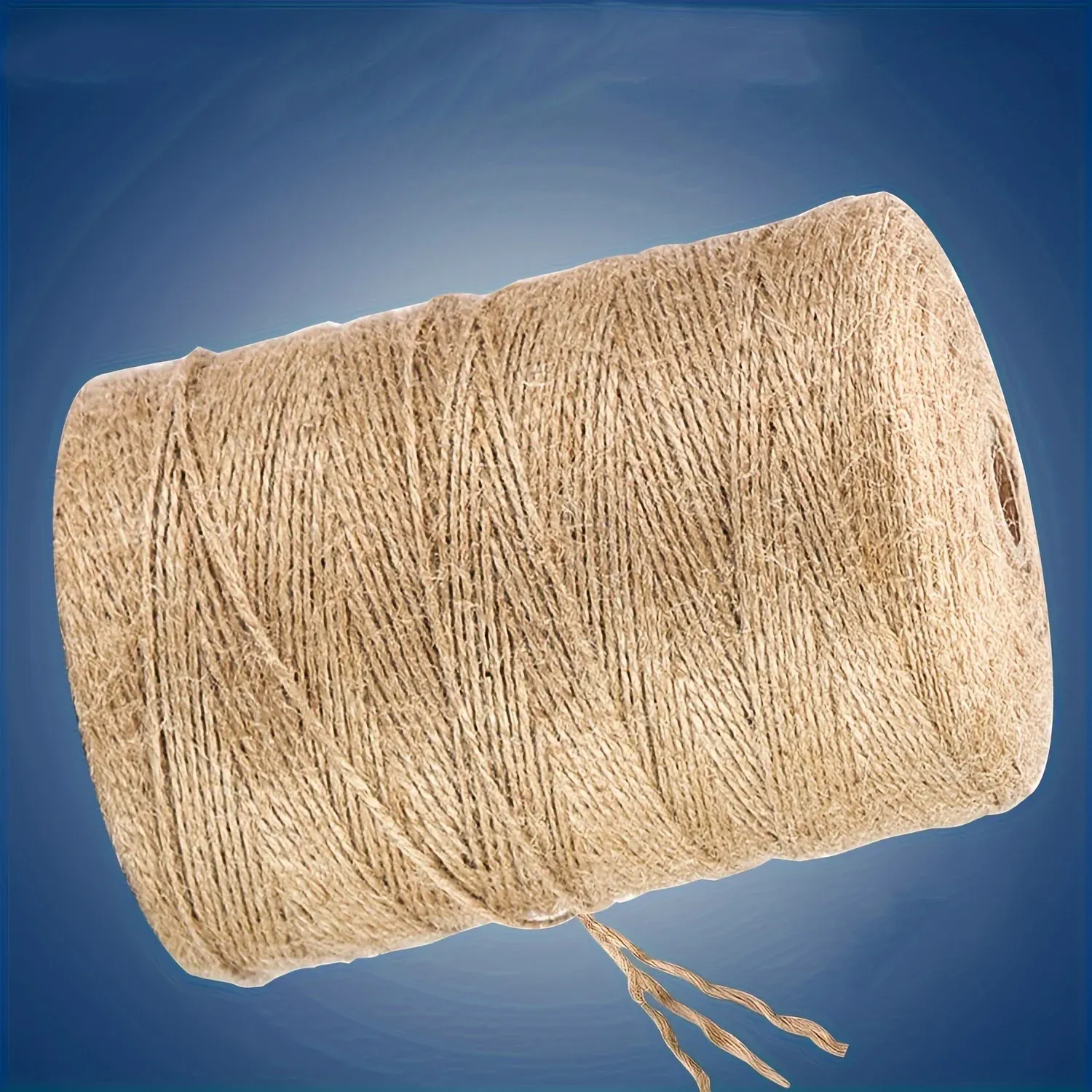 Corde de jute en situation de décoration