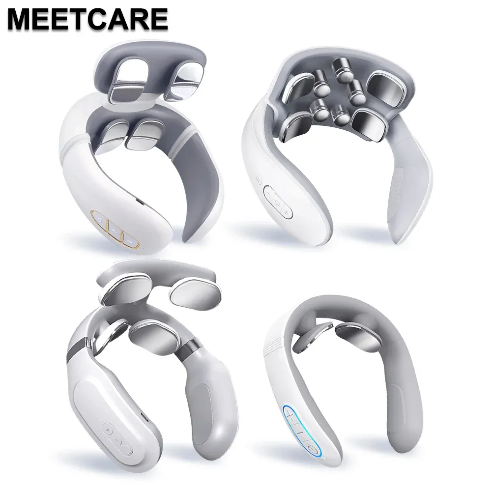 Masseur intelligent pour le dos et la nuque avec impulsions TENS et chauffage cervical