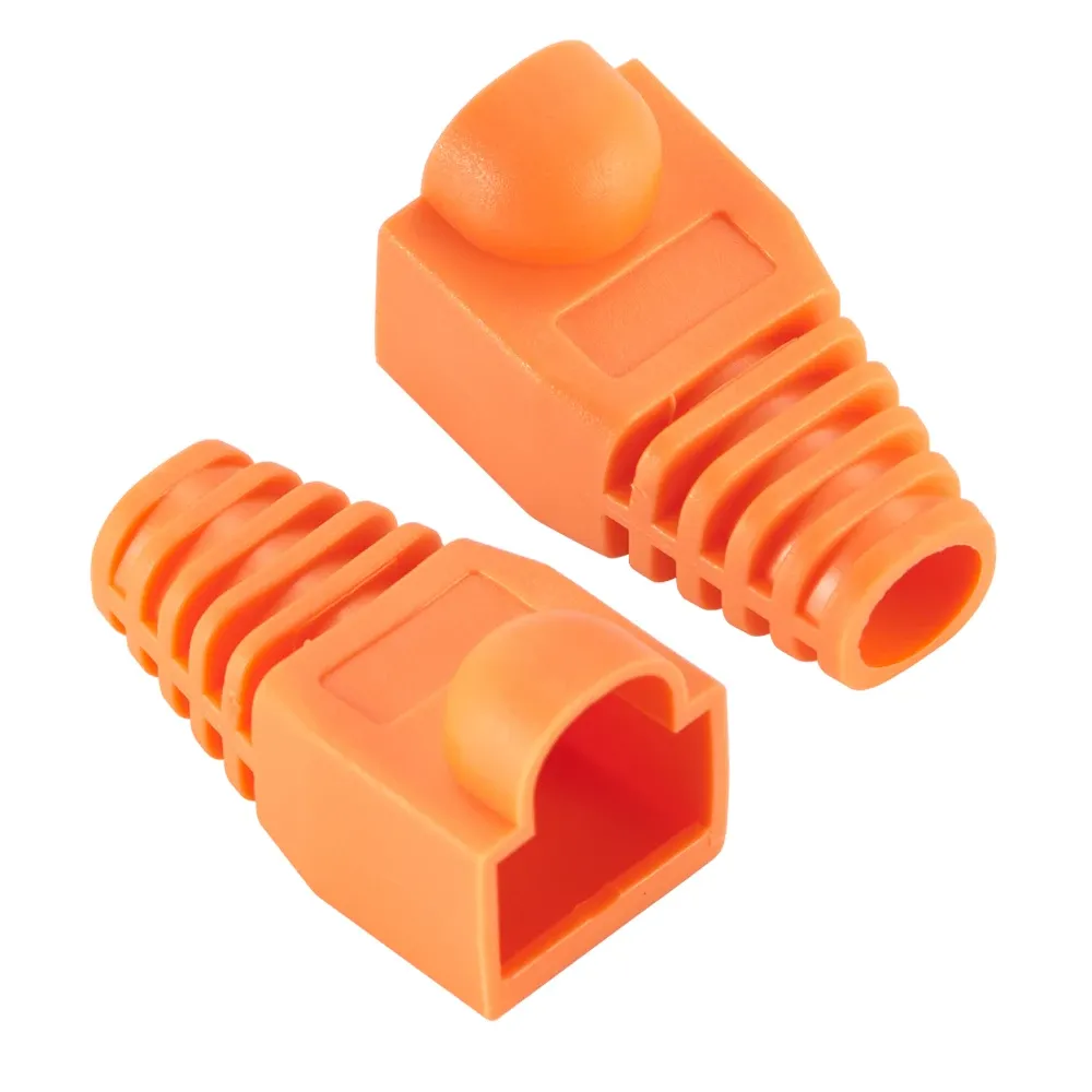 Capuchons de protection RJ45 CAT5E/CAT6 coloris assortis, bottes anti-traction pour câble Ethernet 14