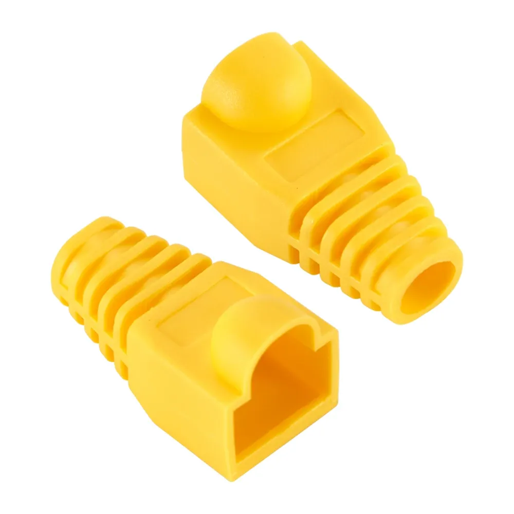 Capuchons de protection RJ45 CAT5E/CAT6 coloris assortis, bottes anti-traction pour câble Ethernet 15