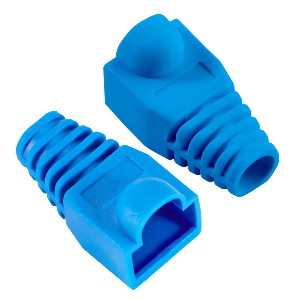 Capuchons de protection RJ45 CAT5E/CAT6 coloris assortis, bottes anti-traction pour câble Ethernet 12