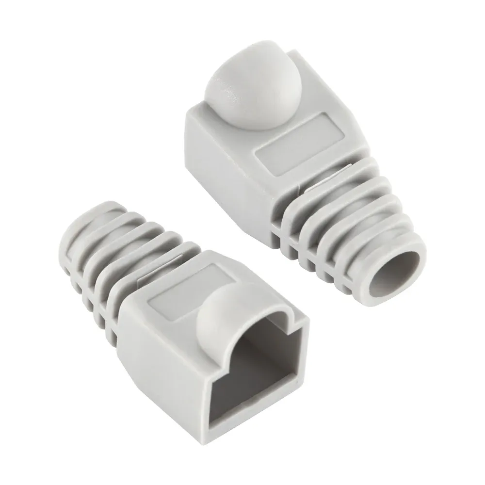Capuchons de protection RJ45 CAT5E/CAT6 coloris assortis, bottes anti-traction pour câble Ethernet 13