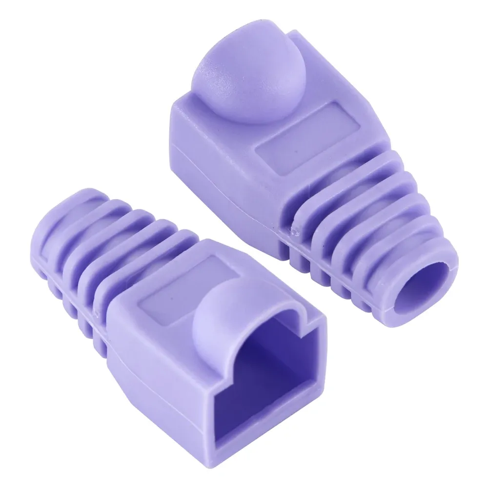 Capuchons de protection RJ45 CAT5E/CAT6 coloris assortis, bottes anti-traction pour câble Ethernet 11