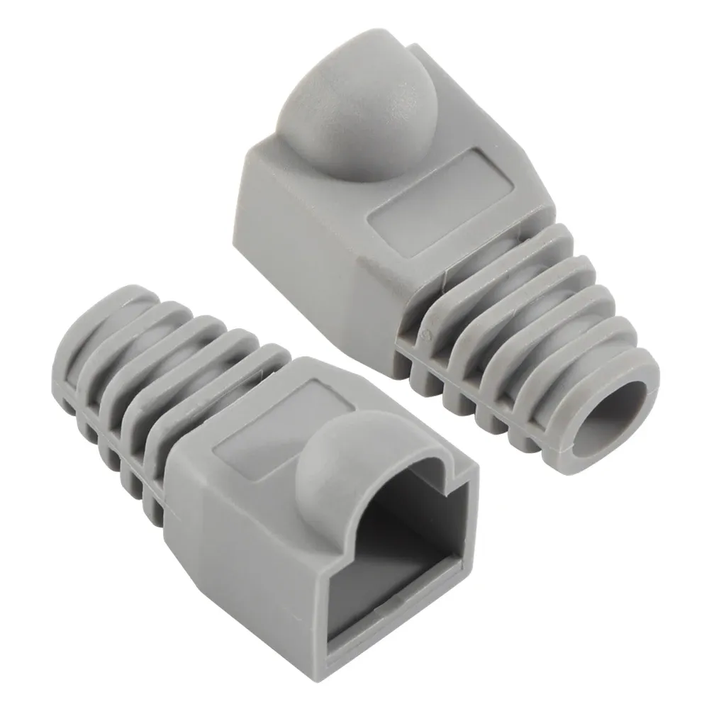 Capuchons de protection RJ45 CAT5E/CAT6 coloris assortis, bottes anti-traction pour câble Ethernet 8