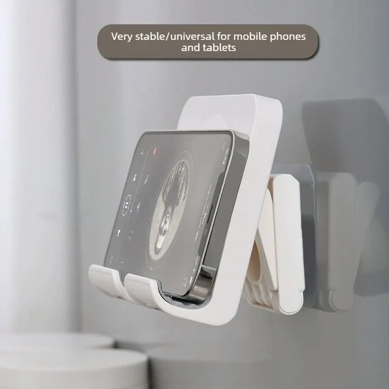 Support mural étanche pour téléphone, réglable et auto-adhésif, pour douche et salle de bain
