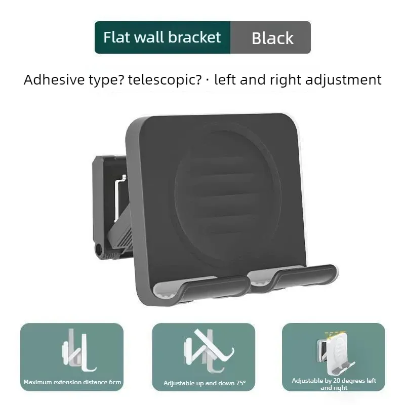 Support mural étanche pour téléphone, réglable et auto-adhésif, pour douche et salle de bain 7