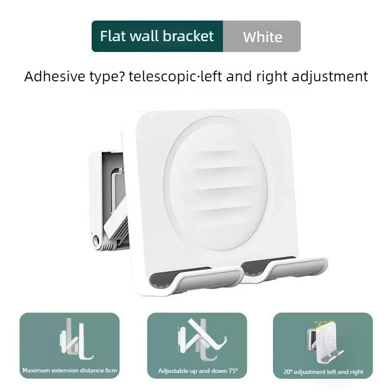 Support mural étanche pour téléphone, réglable et auto-adhésif, pour douche et salle de bain 8