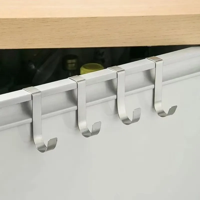 Crochets polyvalents pour porte d'armoire de cuisine et de salle de bains 3