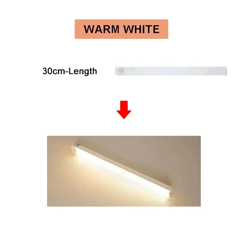 Veilleuse LED portable avec détecteur de mouvement et fixation magnétique, idéale sous armoire 13