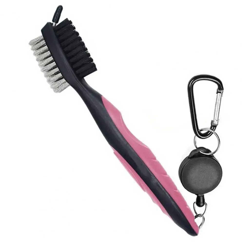 Brosse de nettoyage pour club de golf, brosse de nettoyage des rainures, nettoyeur de balles à double face pour putter, accessoires de golf 7