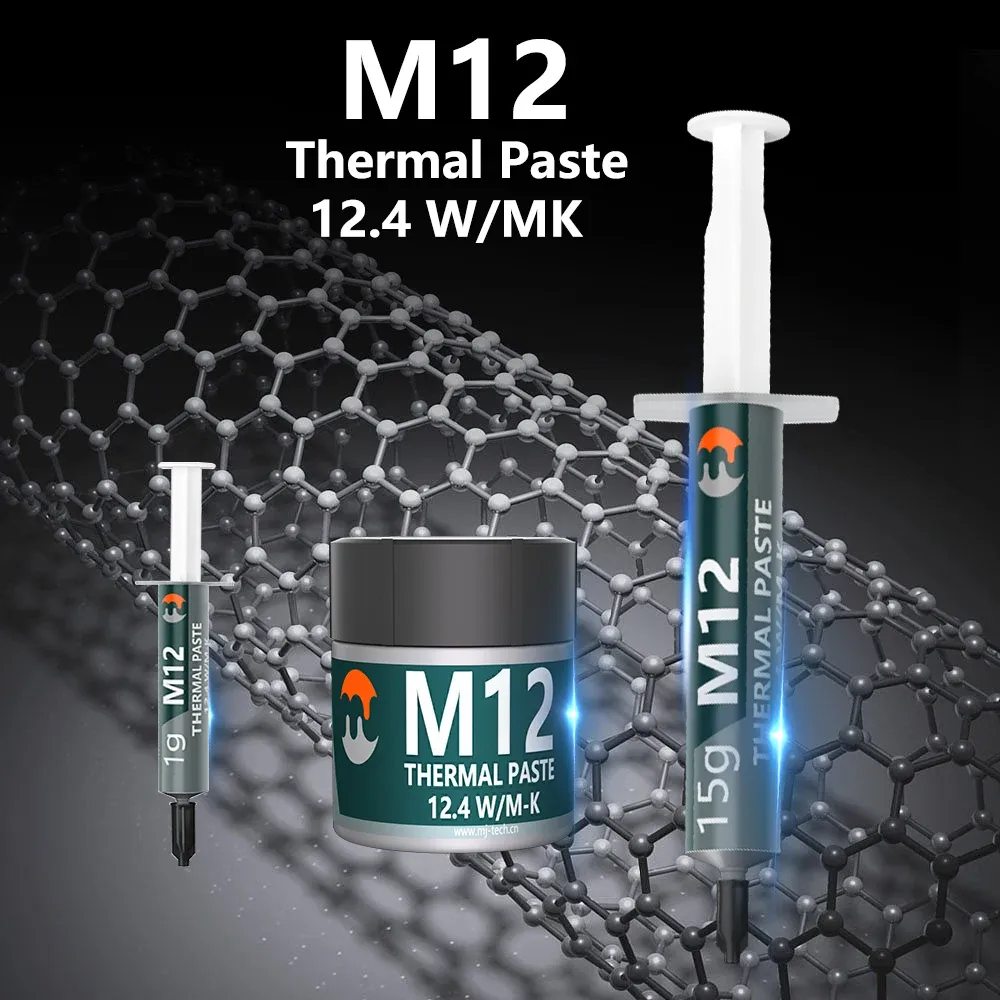 Pâte thermique MJ-TECH, vue rapprochée