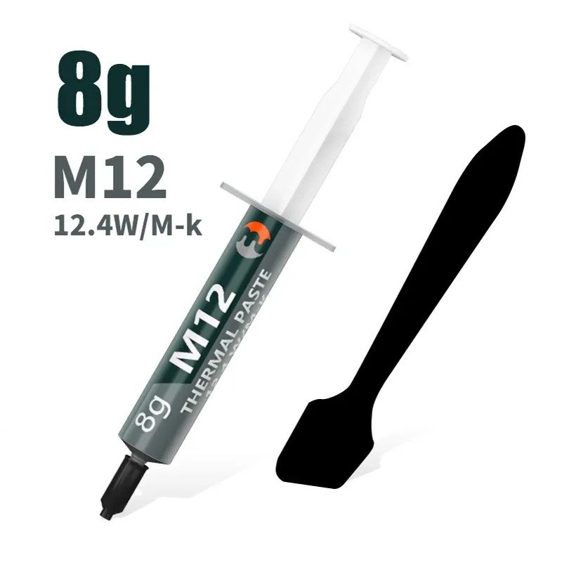 Pâte thermique MJ-TECH 12,4W 14,8W, graisse thermique conductrice haute performance pour refroidisseur CPU, GPU, PS5, ordinateur portable et PC gaming 9