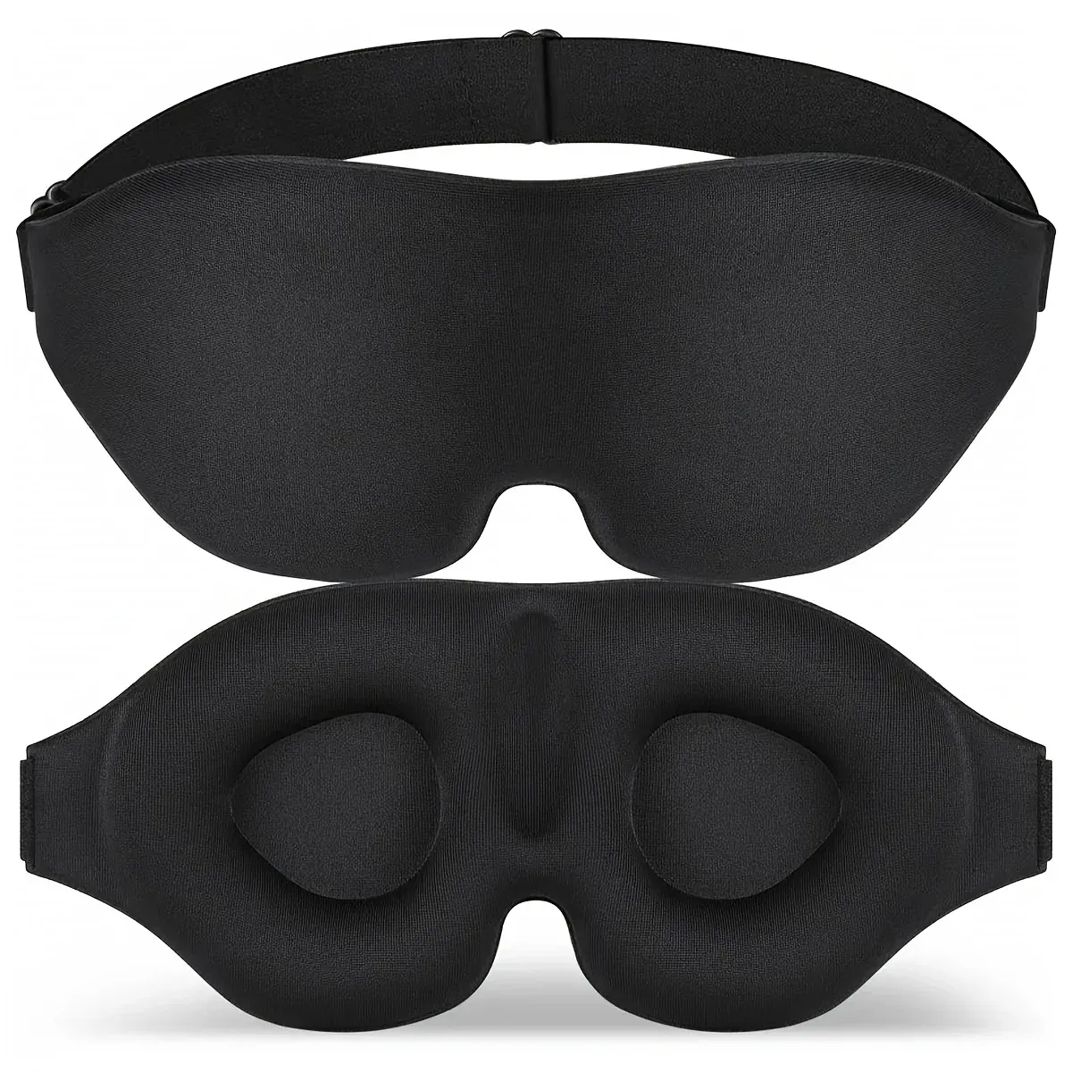 Masque de sommeil 3D profilé, ajustement de la sangle