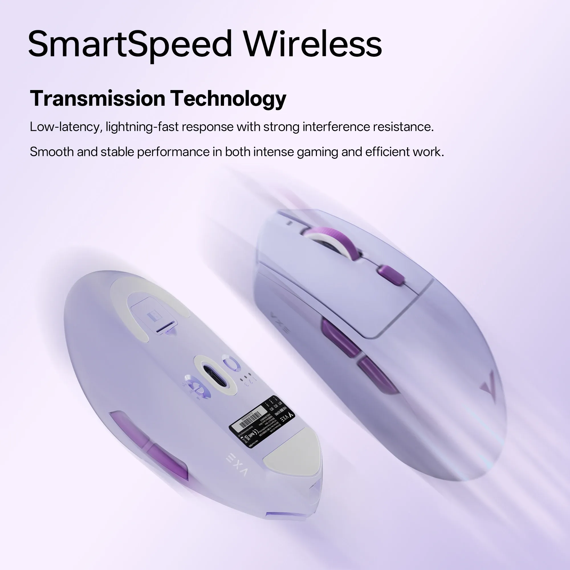 Souris de jeu sans fil ATK VXE Dragonfly V3 PRO PAW3395SE, Bluetooth et 2.4G, rechargeable, légère et ergonomique 2
