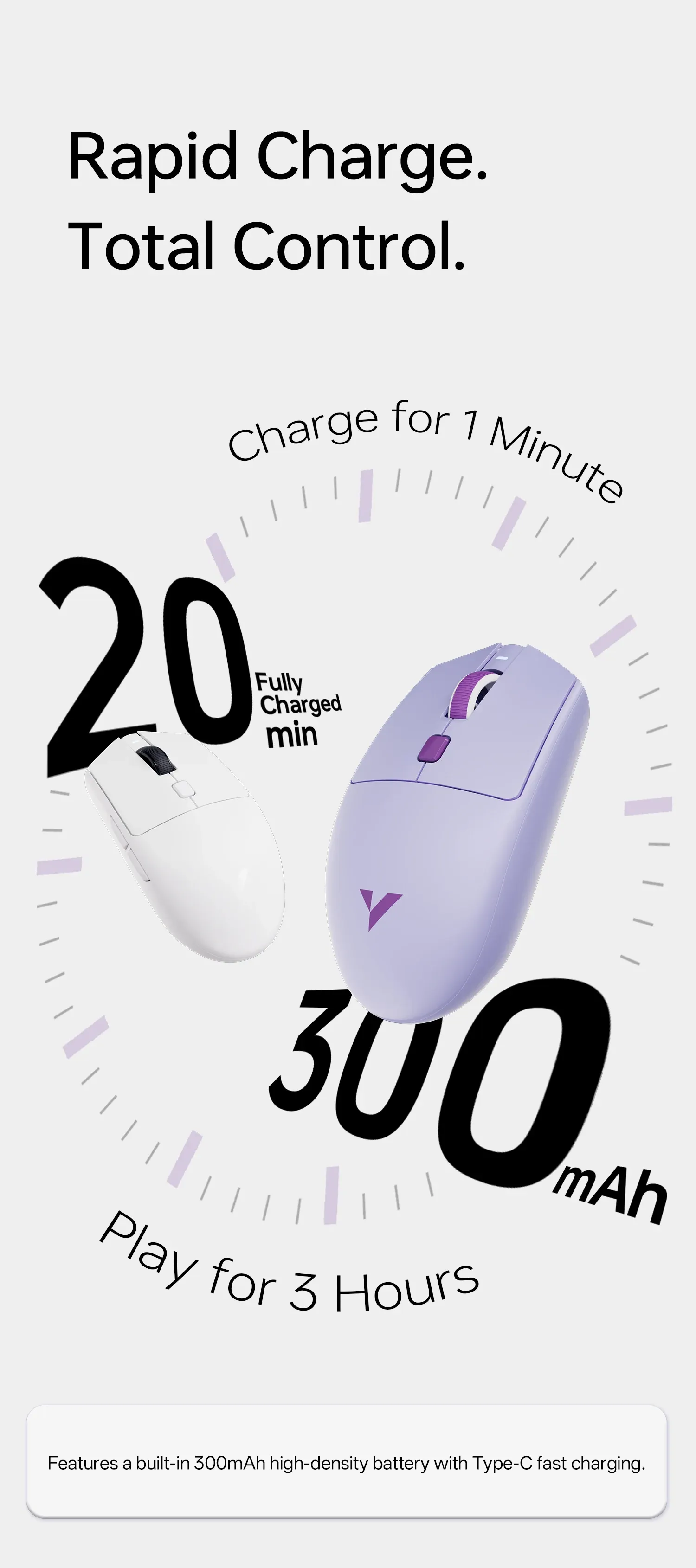 Souris de jeu ATK V3, détail des boutons