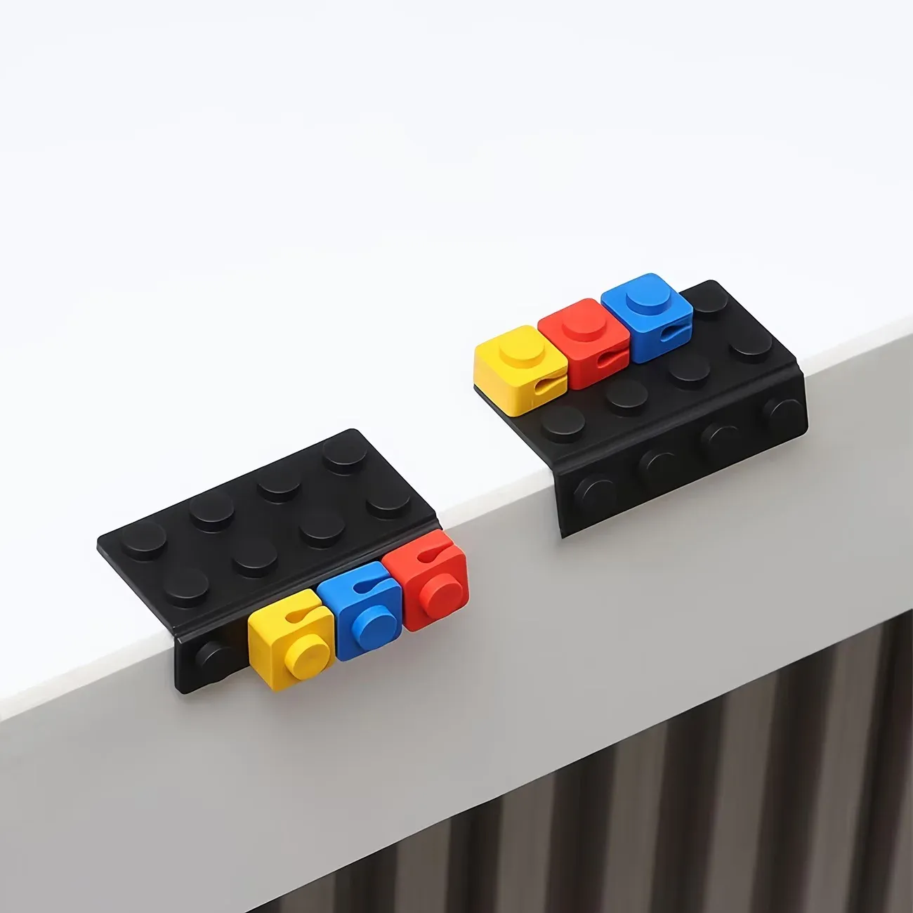 Lot de 2 organisateurs de câbles modulaires pour bureau et domicile 2