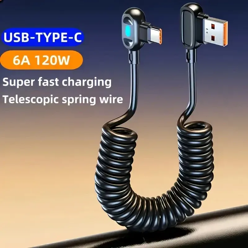 Câble de charge rapide en situation d'usage