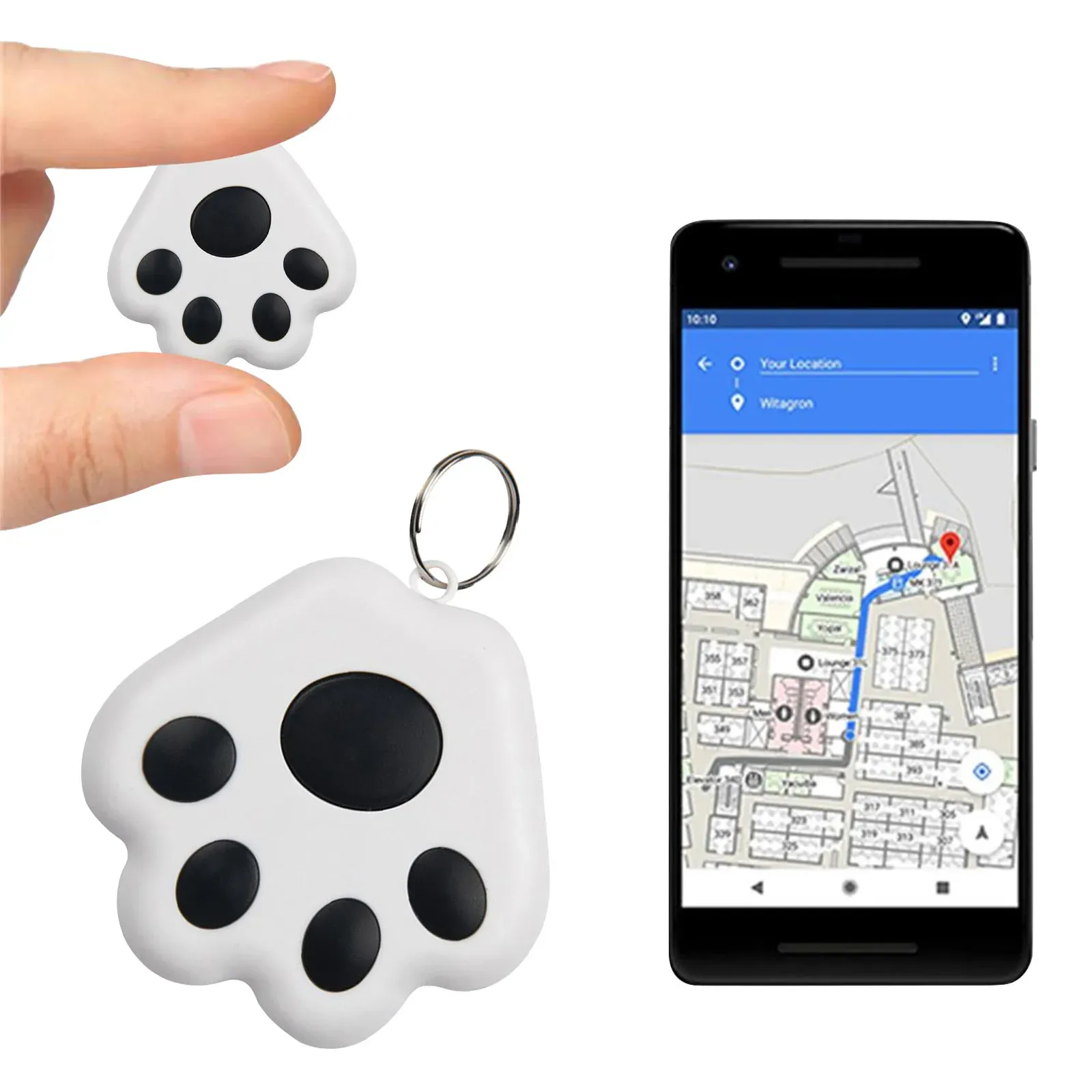 Mini traceur GPS fixé à un portefeuille