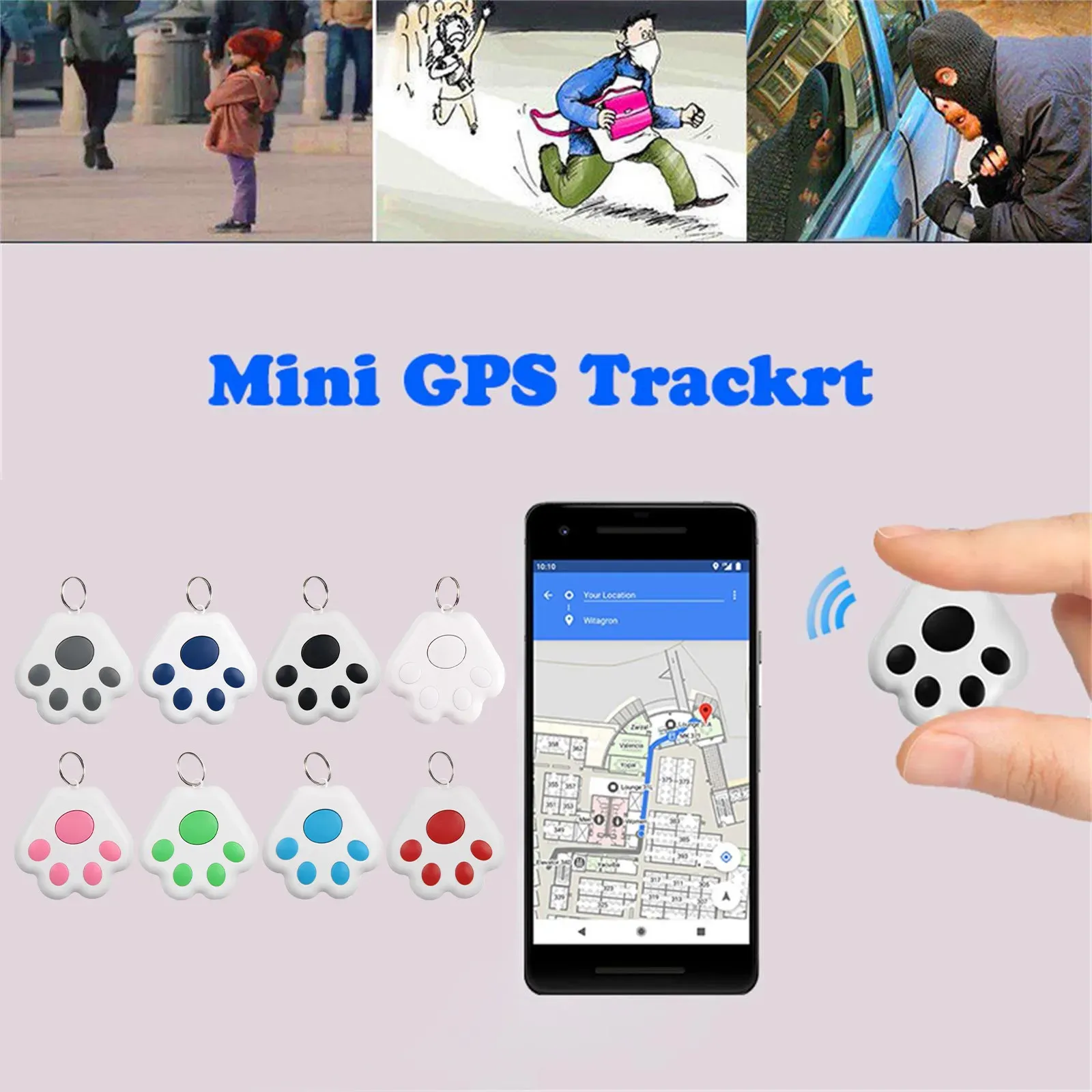 Mini traceur GPS dans son environnement