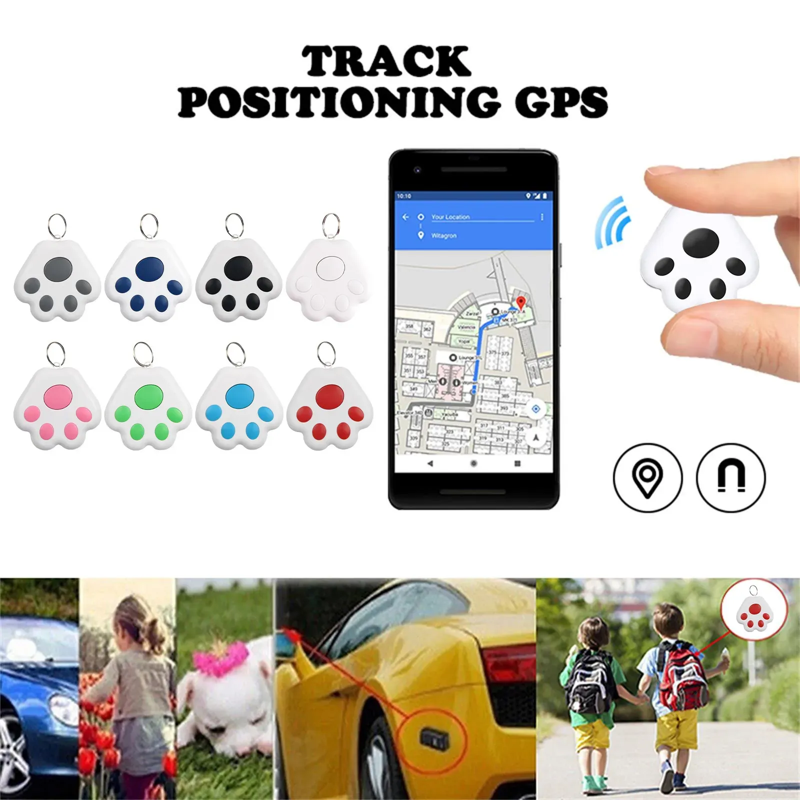 Mini traceur GPS mise en situation