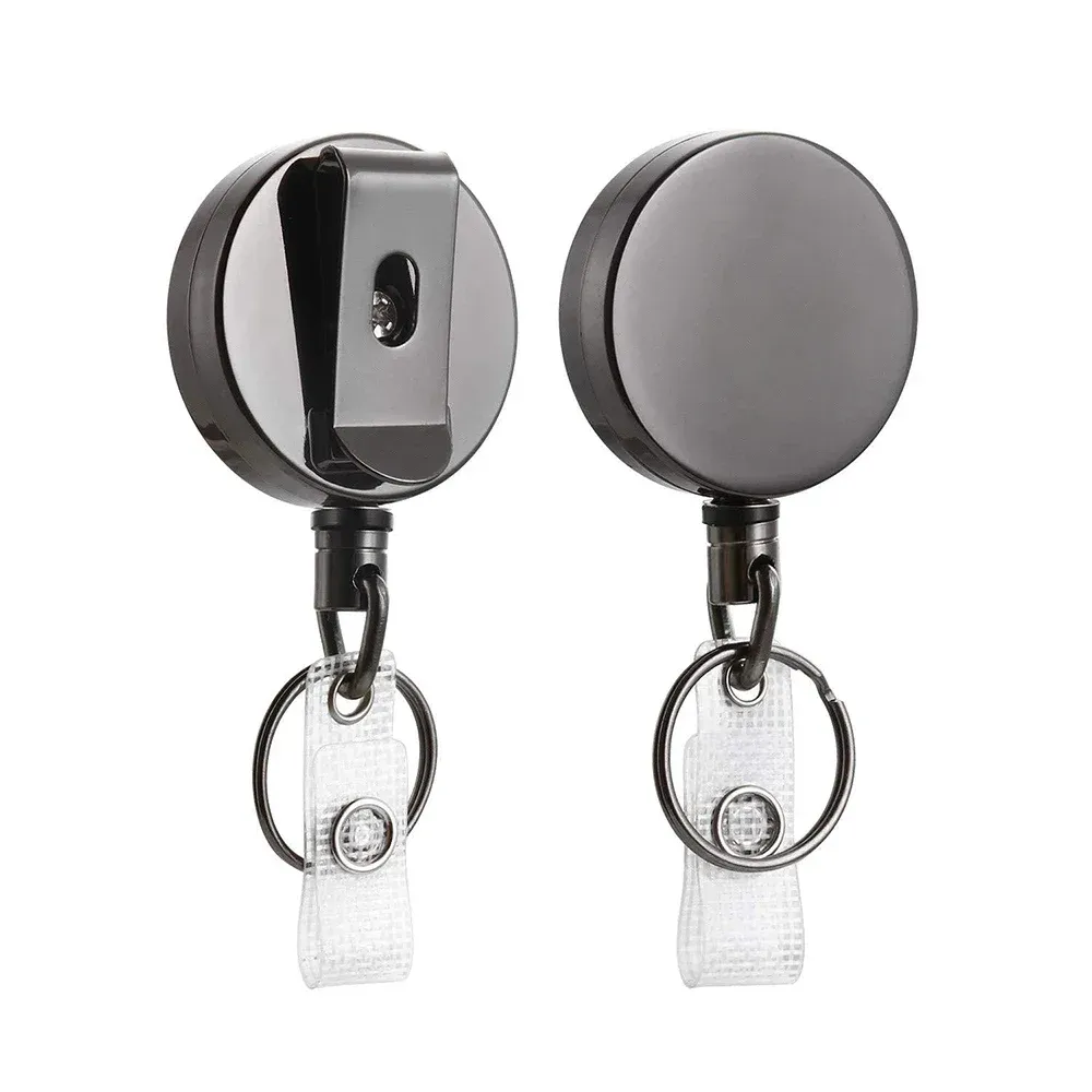 Porte-clés en fil métallique, porte-clés de sport rétractable, porte-badge anti-perte, range-clés télescopique anti-cambriolage 7
