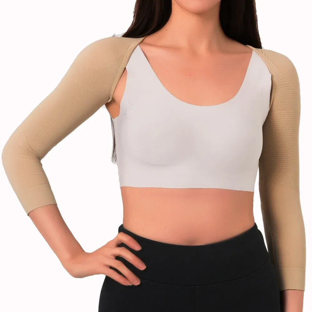 Manchons de compression amincissants pour femmes, galbant les bras et les épaules, correcteur de posture et soutien dorsal 2