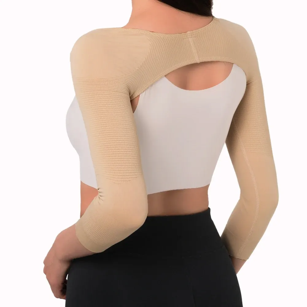 Manchons de compression amincissants pour femmes, galbant les bras et les épaules, correcteur de posture et soutien dorsal 5