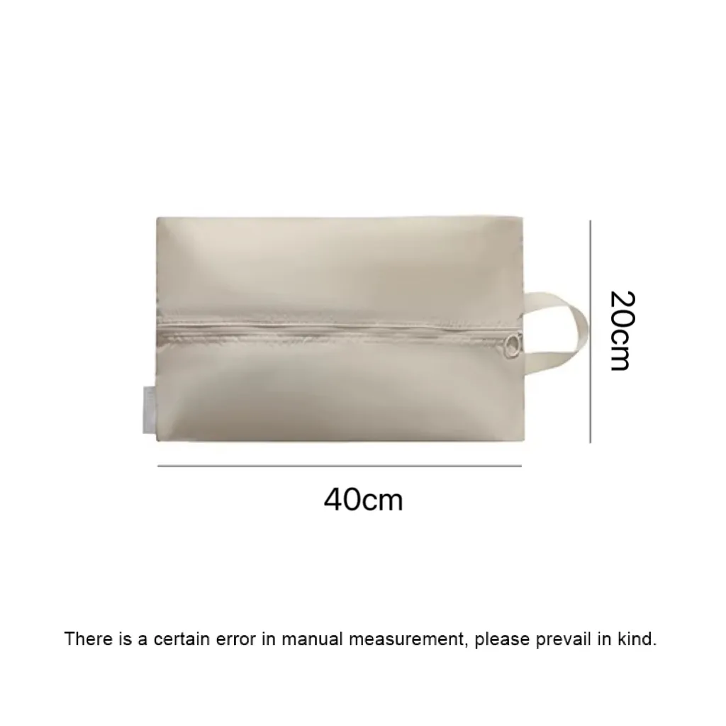 Sac à chaussures portable étanche et anti-salissure avec fermeture éclair, idéal pour les voyages et les activités en plein air 2