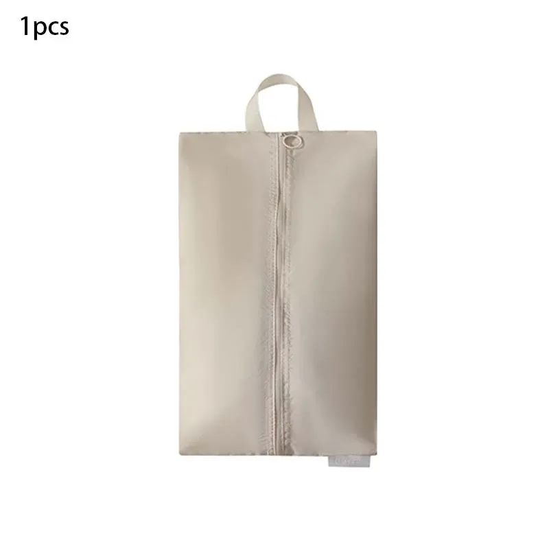 Sac à chaussures portable étanche et anti-salissure avec fermeture éclair, idéal pour les voyages et les activités en plein air 5
