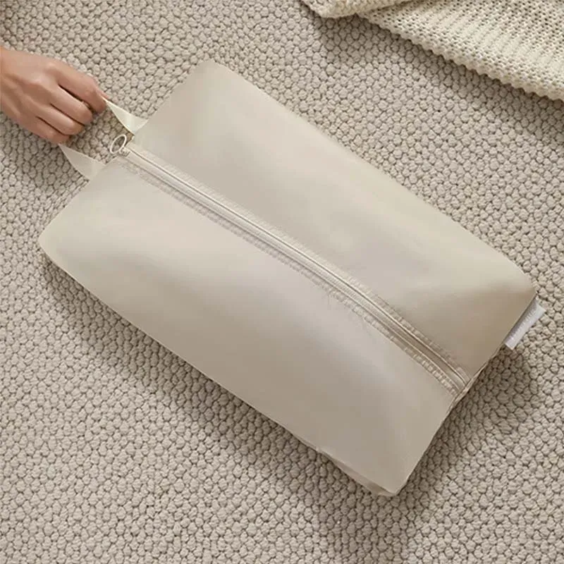 Sac à chaussures de voyage, détail du tissu