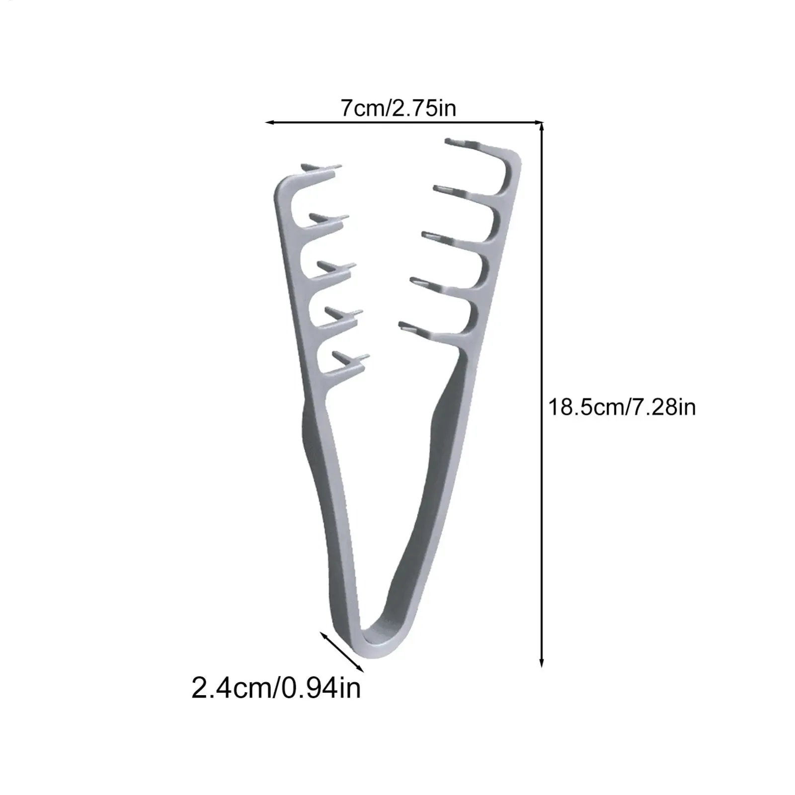 Peigne volumisant à dents larges, présentation